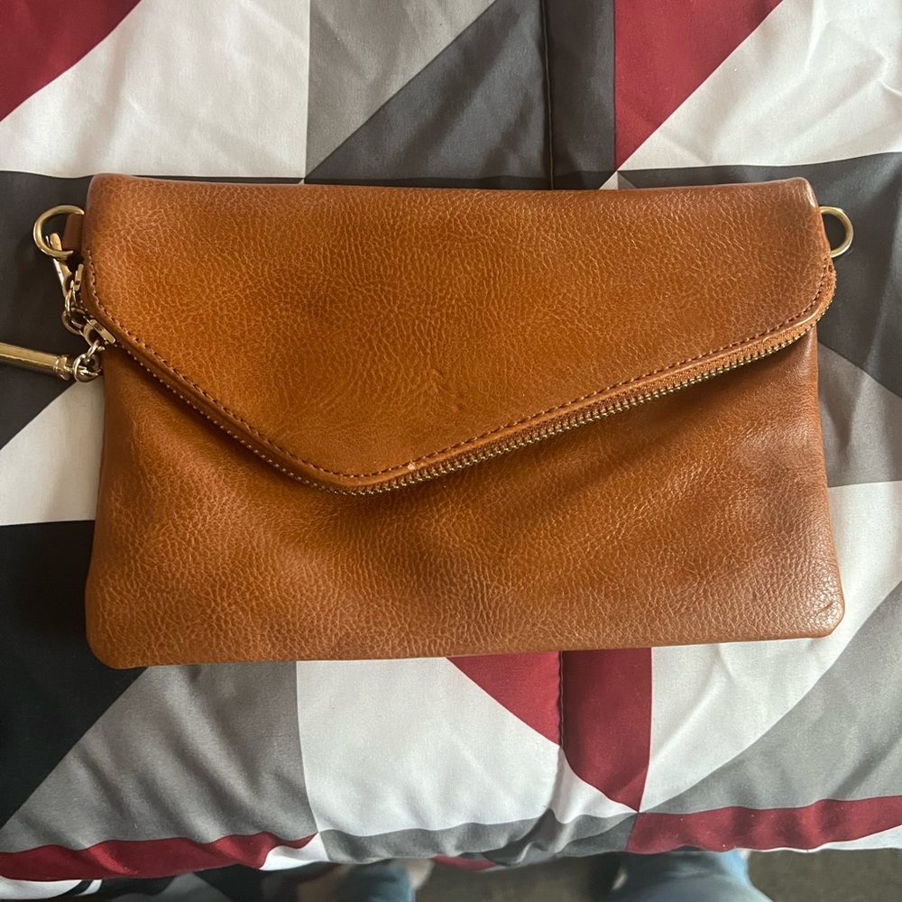 Brown clutch/purse